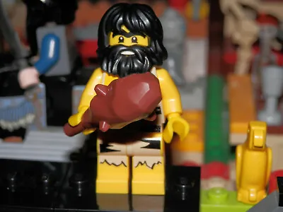 Buy Lego Minifigures - Series 1 - Caveman  - Lego Mini Figure With Base • 5.75£