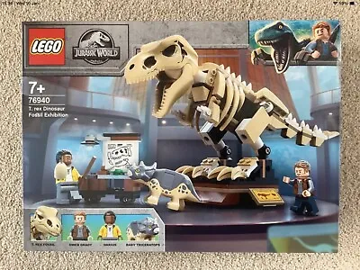 Buy LEGO (76940) Jurassic World: T. Rex Dinosaur Fossil Exhibition NEW And SEALED • 32.95£
