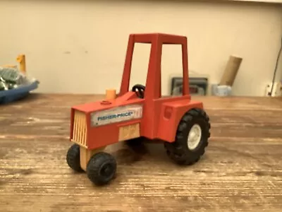 Buy Vintage 1980 Fisher Price Little People Husky Helper 331 Red Plastic Toy Tractor • 4.99£