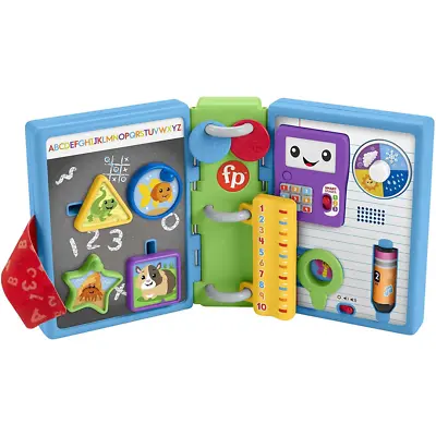Buy Fisher-Price Laugh & Learn 123 Schoolbook Electronic Activity Toy Lights & Music • 19.99£