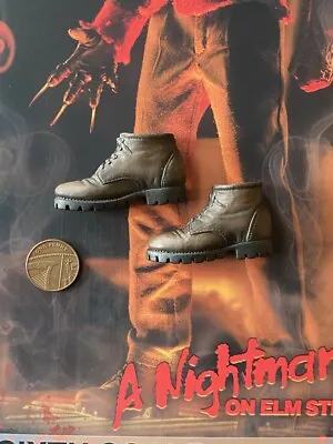 Buy Sideshow Nightmare On Elm Street Freddy Krueger Brown Shoes Loose 1/6th Scale • 29.99£