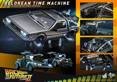 Buy Hot Toys Movie Back To The Future Part 2 Flying Delorean Total Length 72Cm Time • 1,487.41£