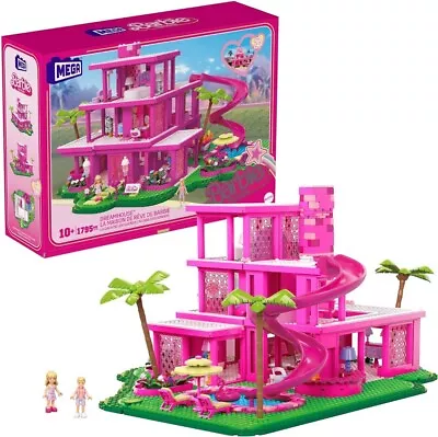 Buy MATTEL MEGA Barbie The Movie DreamHouse Construction Playset HPH26 NEW - W10 • 14.75£