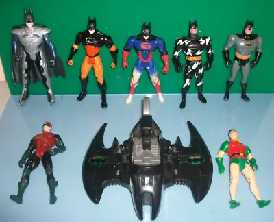 Buy Kenner Batman Bundle Joblot Action Figures & Laser Blade Cycle DC Comics Robin • 15£