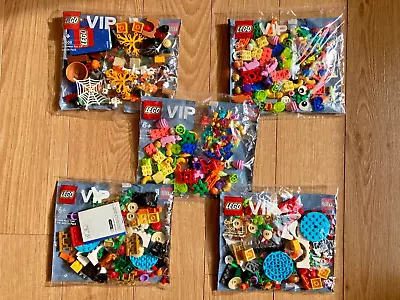 Buy 5 LEGO VIP Add On Pack PolyBags GWP NEW SEALED 2 X 40512, 2 X 40605, 40608 • 38.95£