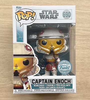 Buy Funko Pop Star Wars Captain Enoch #690 + Free Protector • 29.99£