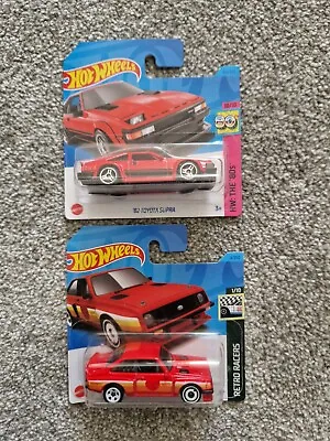 Buy Hot Wheels '82 Toyota Supra The 80s. Ford Escort RS2000 Retro Racers • 5.50£