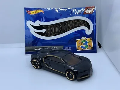 Buy Hot Wheels - Bugatti Chiron Black/Gold Mystery Models - MINT LOOSE - 1:64 • 15£