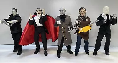 Buy MEGO 8” Retro Cloth - Horror Figures X5 Bundle - Dracula, Frankenstein, Slasher • 27£