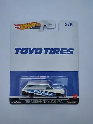 Buy Hot Wheels '69 Nissan Skyline Van Toyo Tyres Pop Culture Speed Shop New Release  • 14.99£