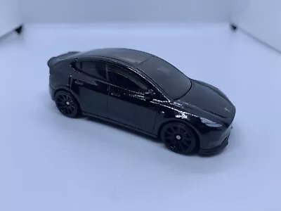 Buy Hot Wheels - Tesla Model Y 2024 Black NEW - MINT LOOSE - Diecast - 1:64 • 3.75£