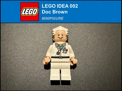 Buy LEGO Ideas Back To The Future Doc Brown Minifigure IDEA002 #21103 • 15£
