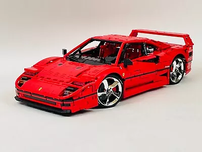 Buy MOC TECHNIC SET: Ferrari F40 Super Car 1:8 Scale -Without Box- =BRAND NEW= MOC • 216.56£