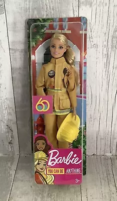 Buy Barbie Firefighter You Can Be Anything Doll Boxed New • 12£