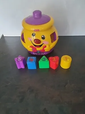 Buy Fisher Price Laugh And Learn Cookie Jar Shape Sorter Interactive Toy • 9.95£