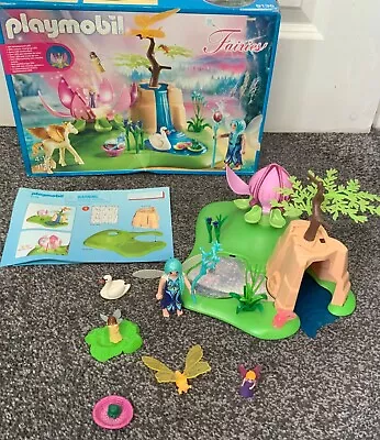 Buy PLAYMOBIL 9135 FAIRY MYSTICAL  PLAY SET  + Glowing Flower Throne Boxed • 4.99£