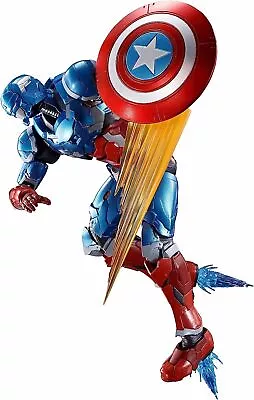 Buy S.H. Figuarts Captain America (Tech On Avengers) Approximately 155mm PVC & • 77.72£