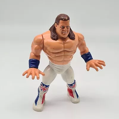 Buy WWF Hasbro The British Bulldog Davey Boy Smith Wrestling Action Figure • 10£