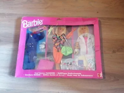 Buy This Is New Old Stock 1995 Barbie Cool Career Fashions Set - Pilot - Gymnast -  • 28.78£