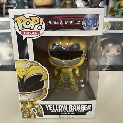 Buy Damaged Box Funko Pop Movies - Power Rangers - Yellow Ranger #398 • 10£