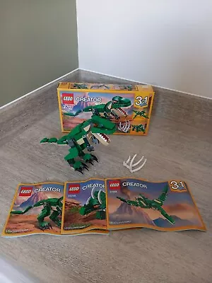Buy LEGO 31058 Creator Mighty Dinosaurs, 3in1 T. Rex Triceratops 100% Complete 7+ • 6.99£