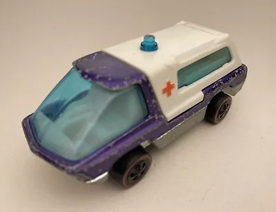 Buy Vintage Hot Wheels Redline ‘heavyweights Ambulance’ Purple Mattel 1969 Hk • 3£