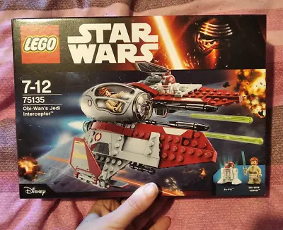 Buy Star Wars Lego Set 75135 OBI WAN'S JEDI INTERCEPTOR Brand New • 81£