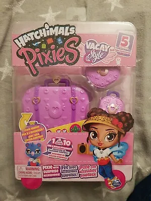 Buy Hatchimals Purple Pixies Vacay Style 2.5Inch Collectable Doll Lockdown Christmas • 12.99£