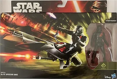 Buy STAR WARS  - Stormtrooper And Elite Speeder Bike Collectable Playset • 14.84£