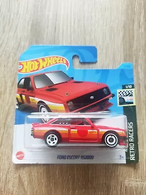 Buy Hot Wheels H3EF 004 FORD ESCORT RS2000 Red 2023 004/250 CaseEF New Casting • 7.99£