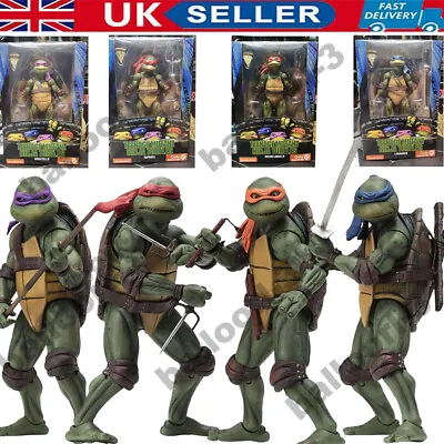 Buy Ninja Turtles 1990 Movie 7  NECA TMNT Teenage Movable Toys Mutant Action Figure • 17.98£