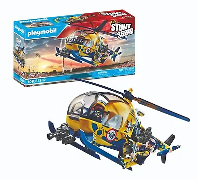 Buy Playmobil 70833 Air Stunt Show Helicopter With Film Crew • 29.99£