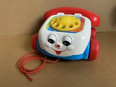 Buy Fisher Price Chatter Telephone, Pull Along, Moving Eyes, Rare, Good Condition. • 6£