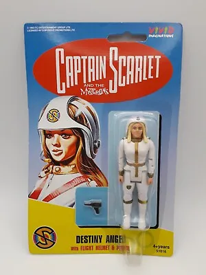 Buy 1993 Captain Scarlet, Destiny Angel With Flight Helmet & Pistol, In Sealed Pack. • 17.90£