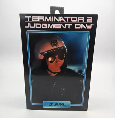 Buy NECA Terminator 2: Judgement Day T-1000 Motorcycle Cop Action Figure Model Toy • 29.99£
