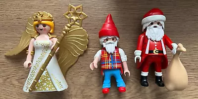 Buy Playmobil Christmas Bundle Of 3 Figures - Very Good Condition • 4.49£