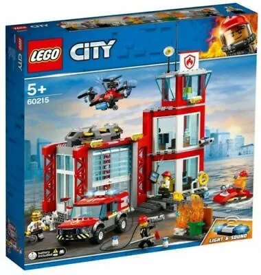 Buy Lego City 60215 - Fire Station Set NEW • 134.83£