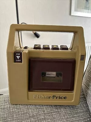 Buy Vintage Fisher Price Portable Cassette Player Recorder • 20£
