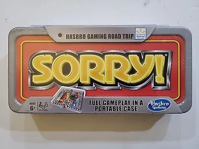 Buy SORRY! Board Game By Hasbro In Portable Case Travel Road Trip Full Gameplay NEW • 14.20£