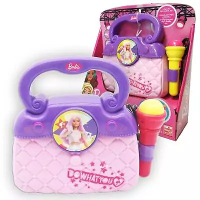 Buy Barbie Glam Bag With Microphone Kids Toys Children Karaoke Easy-to-use NEW BOXED • 24.99£