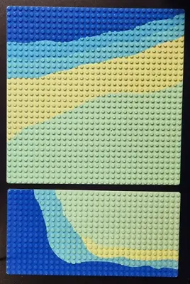 Buy LEGO Base Plate 32 X 32 & 32 X 16 With Beach Pattern • 19.99£