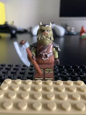 Buy Lego Star Wars MINIFIGURE Jabba The Hutt Gamorrean Guard Olive Green, Detailed • 30£