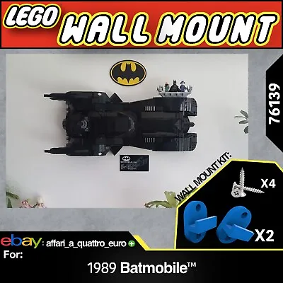 Buy LEGO 76139 Batmobile BATMAN 1989 3D PRINTED Wall Mount Wall Mount Support Kit • 16.46£