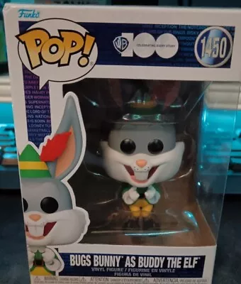 Buy Funko Pop! Vinyl: Looney Tunes - Bugs Bunny As Buddy The Elf Slightly Damaged  • 10.50£