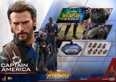 Buy New Hot Toys MMS480 Avengers: Infinity War 1/6 Captain America Chris Evans • 209£