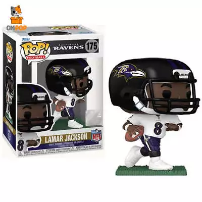 Buy Lamar Jackson Away Jersey - Baltimore Ravens - #175 - Funko Pop! - NFL - Sports • 15.99£
