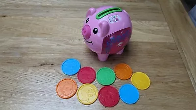Buy Fisher Price Laugh And Learn Count & Music Piggy Bank With 9 Coins • 10£