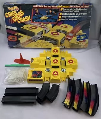 Buy 1992 Hot Wheels Criss Cross Crash By Mattel Working Good Condition FREE SHIPPING • 52.06£