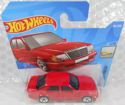 Buy Hot Wheels Mercedes-Benz 500 E (red) Sealed On Short Card #86/2022 • 4£