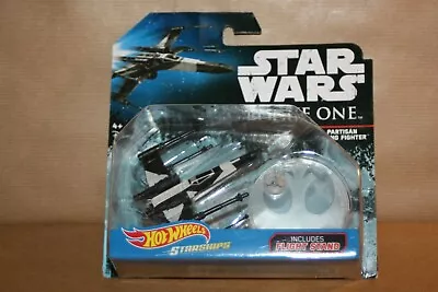 Buy Hot Wheels - Star Wars Rogue One Star Ships - Partisan X-Wing Fighter - DYK03 • 5£